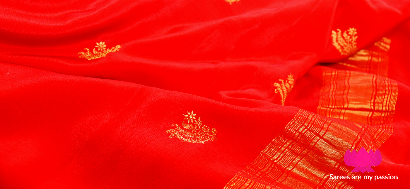 Mysore Silk - Red Saree - Sarees are my passion